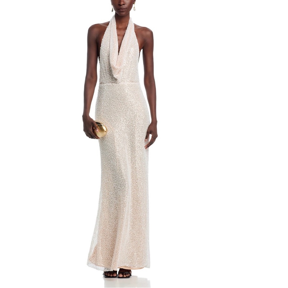 SAU LEE Lindsay Beaded Gown